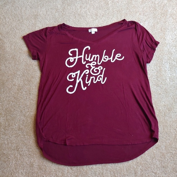 Charming Charlie gently worn "Humble & Kind" tee - Picture 1 of 5